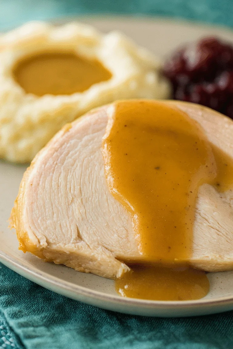 Slow Cooker Turkey Breast with Gravy
