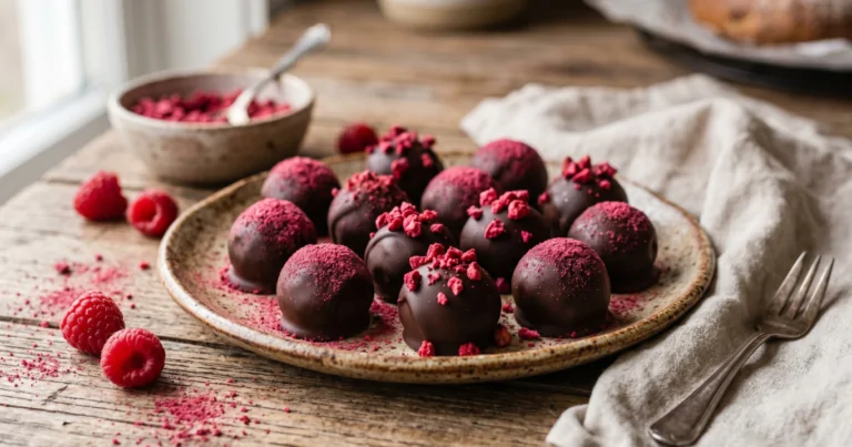 Decadent Raspberry Truffles  Luscious Chocolate Bites