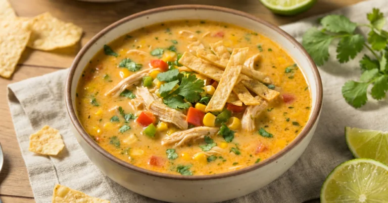 Irresistible Chicken Verde Tortilla Soup Creamy Comfort Bowl