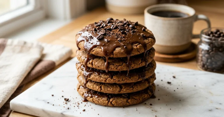 Irresistibly Soft Coffee Sugar Cookies with Espresso Glaze