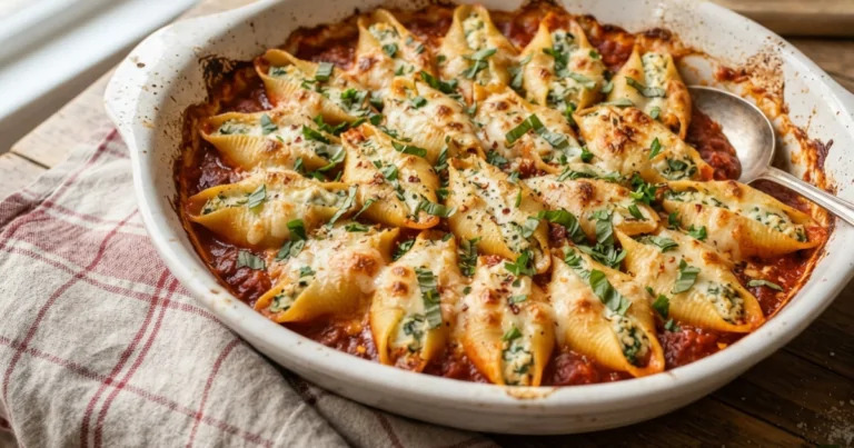 Creamy Cheesy Stuffed Shells  Ultimate Pasta Comfort
