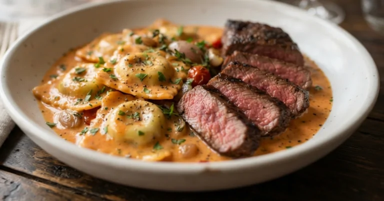 Creamy Steakhouse Ravioli  The Ultimate Comfort Dinner