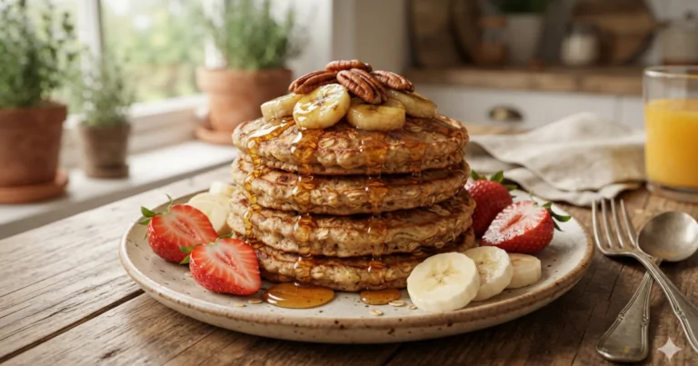 Deliciously Simple  3 Ingredient Banana Oatmeal Pancakes You Can Make Today!