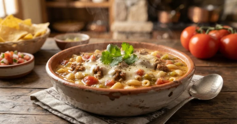 Green Chile Queso Soup  Hearty Comfort In Every Bowl