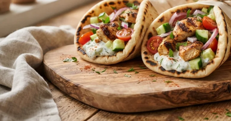 Mediterranean Chicken Gyros Recipe
