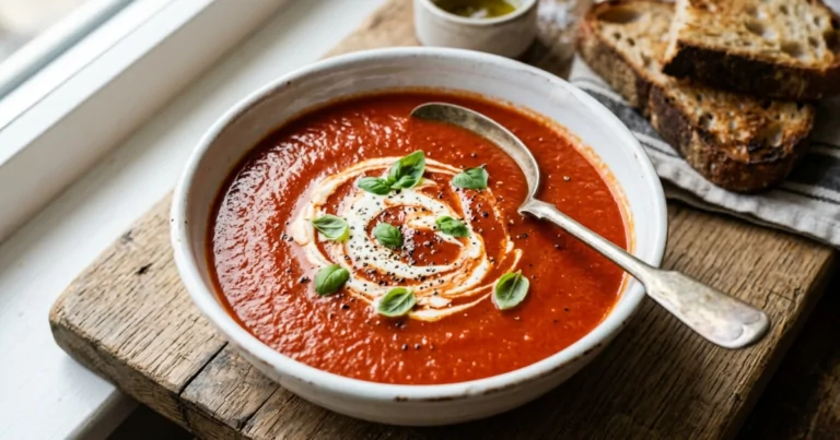 Ultimate Comfort Cozy Up with Our Middle-of-Winter Tomato Soup Recipe